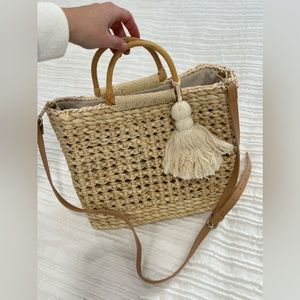 Zara straw bag